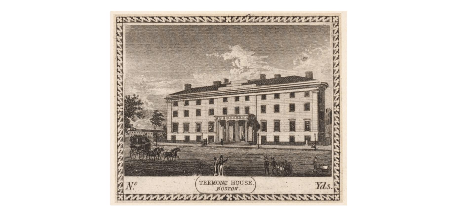 Tremont House, Boston [1829–1894] © Boston Public Library