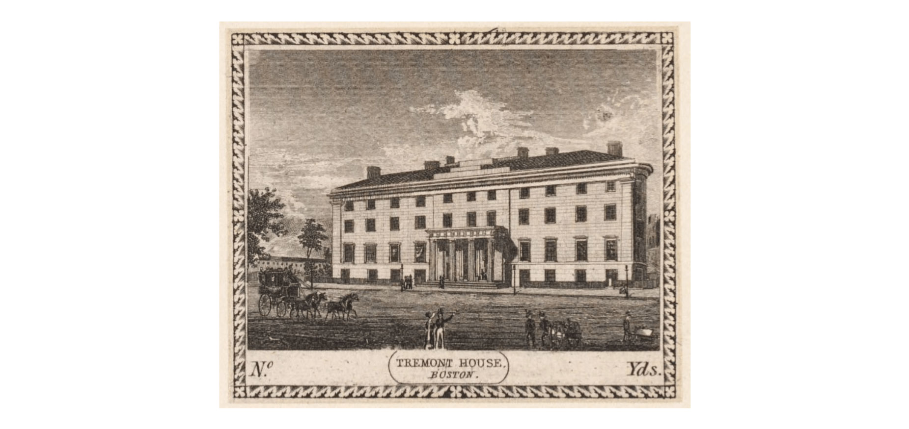 Tremont House, Boston [1829–1894]  © Boston Public Library